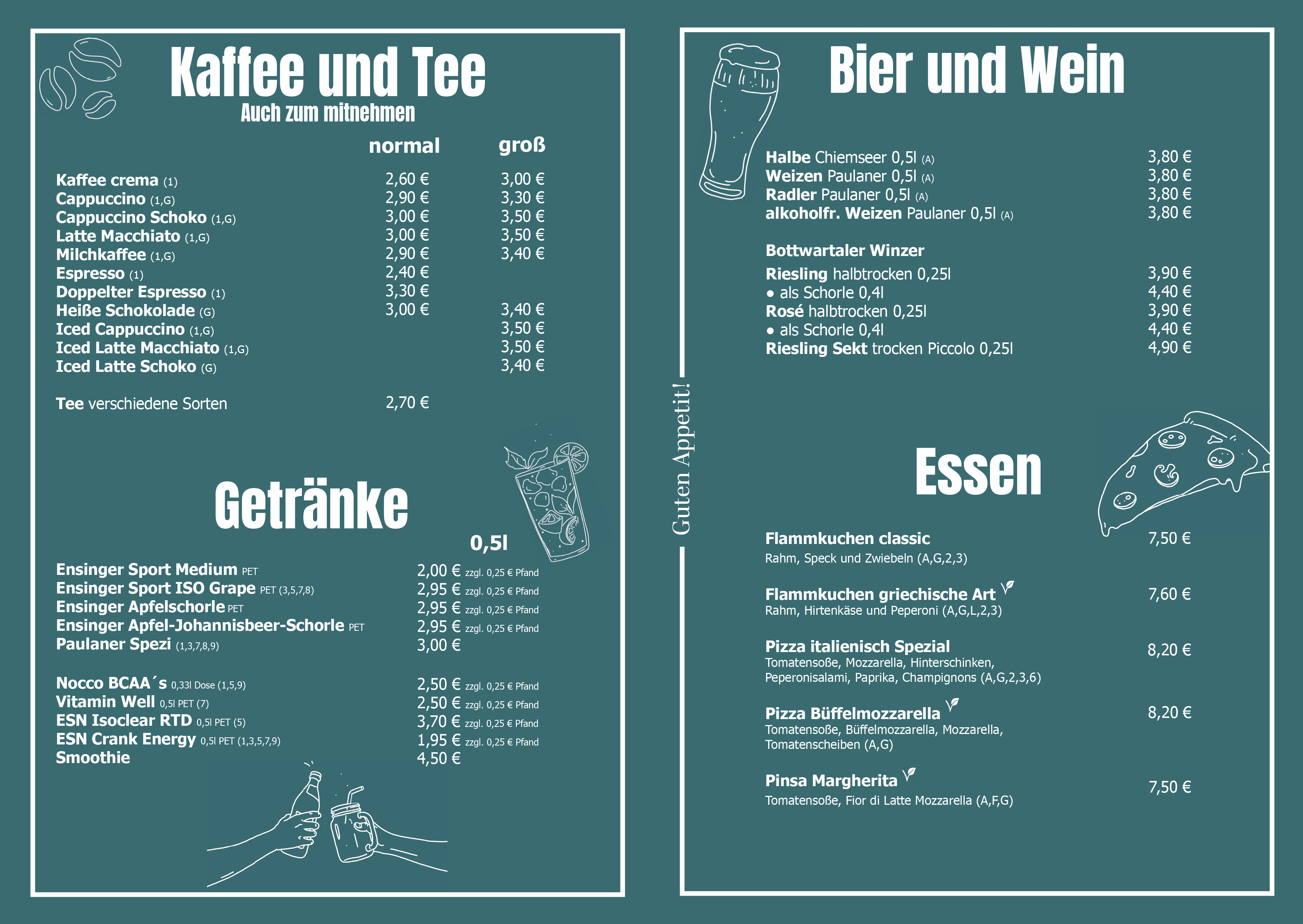 FUN Bistro und Kaffee: Bistro Karte & Menü