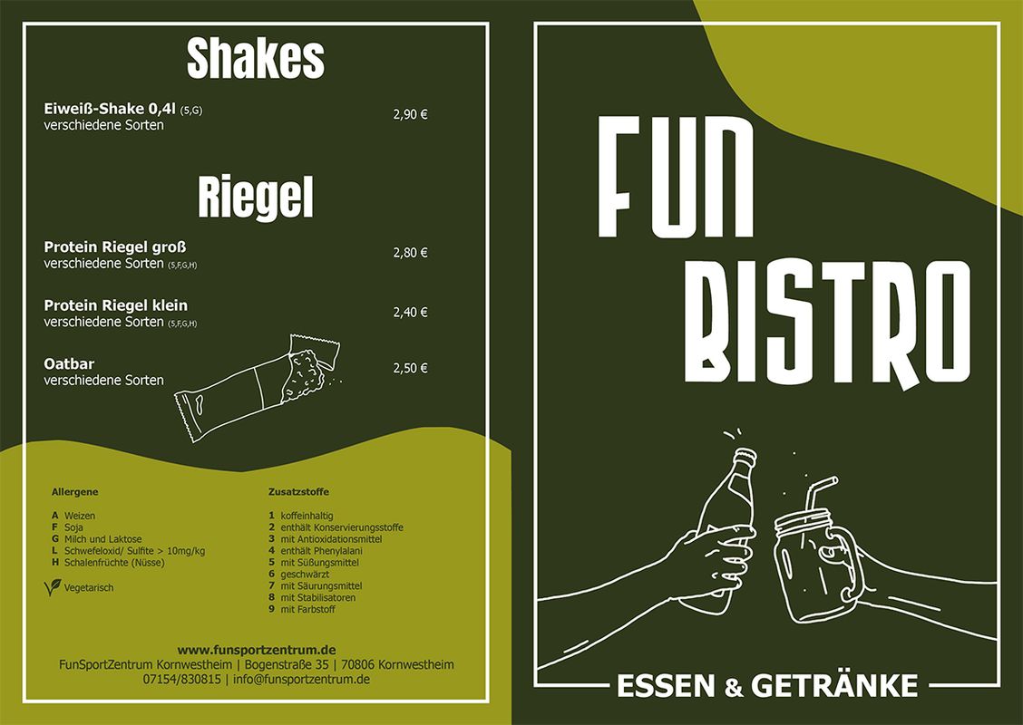 FUN Bistro und Kaffee: Bistro Karte & Menü