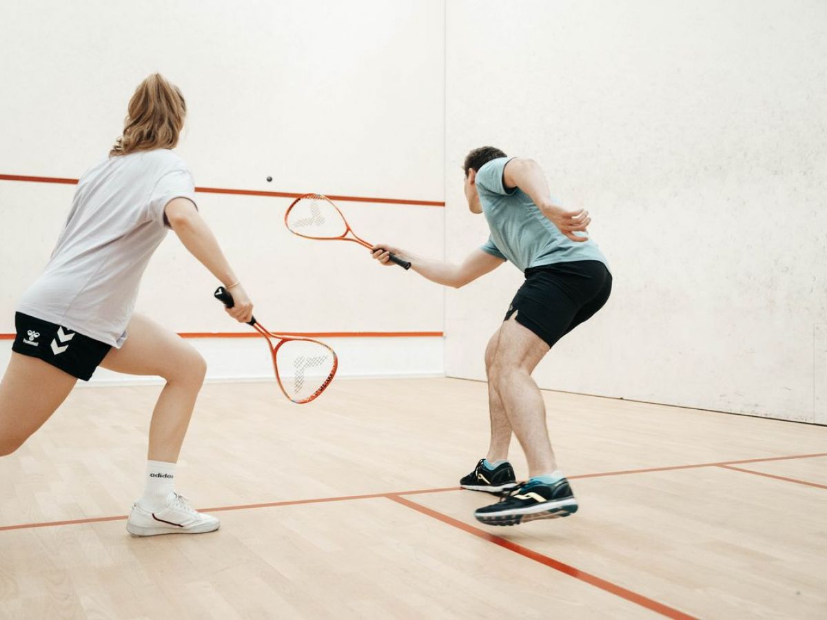 Squash in Kornwestheim, Ludwigsburg, Stuttgart - Spieler im Match