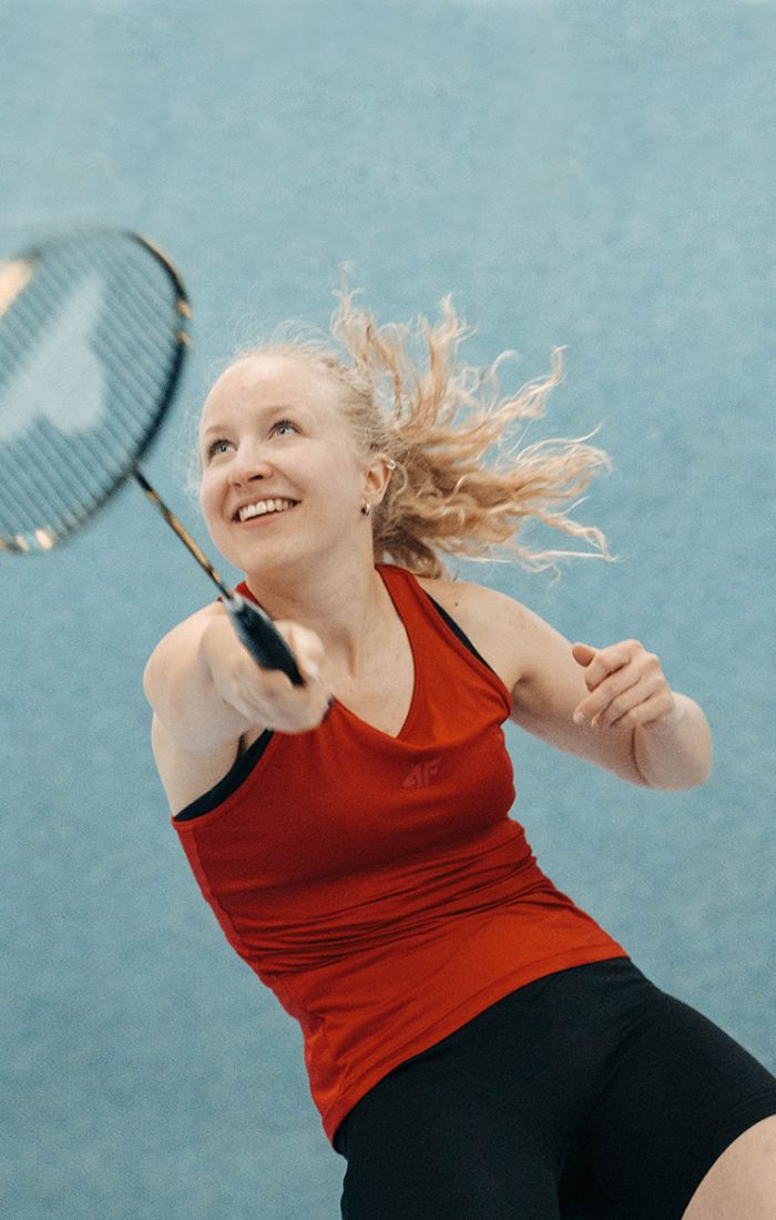 Badminton in Kornwestheim/Ludwigsburg: Spielerin geht zum Federball