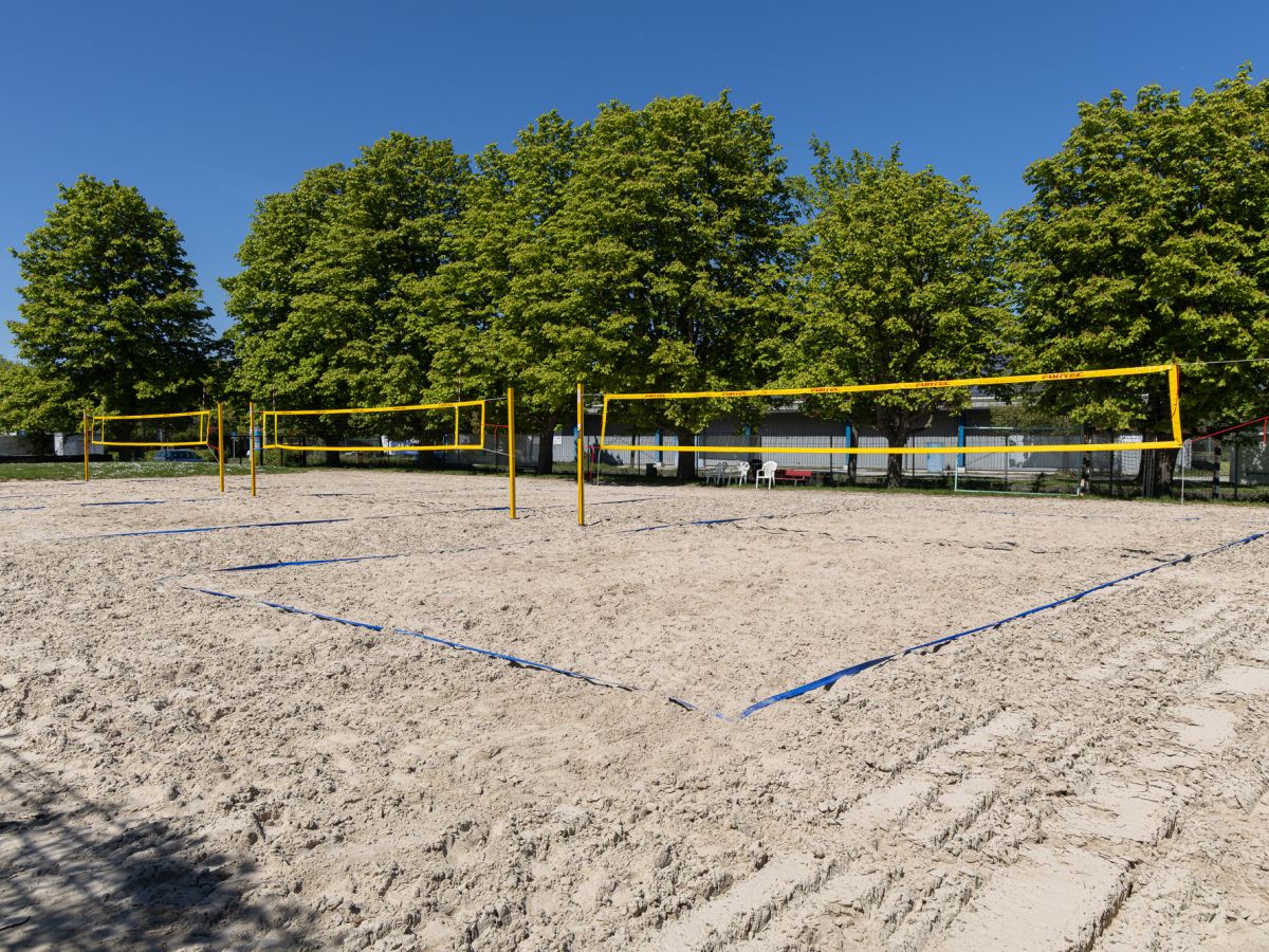 Beachvolleyball in Kornwestheim & Ludwigsburg & Stuttgart - Ansicht der drei Beachvolleyball Felder